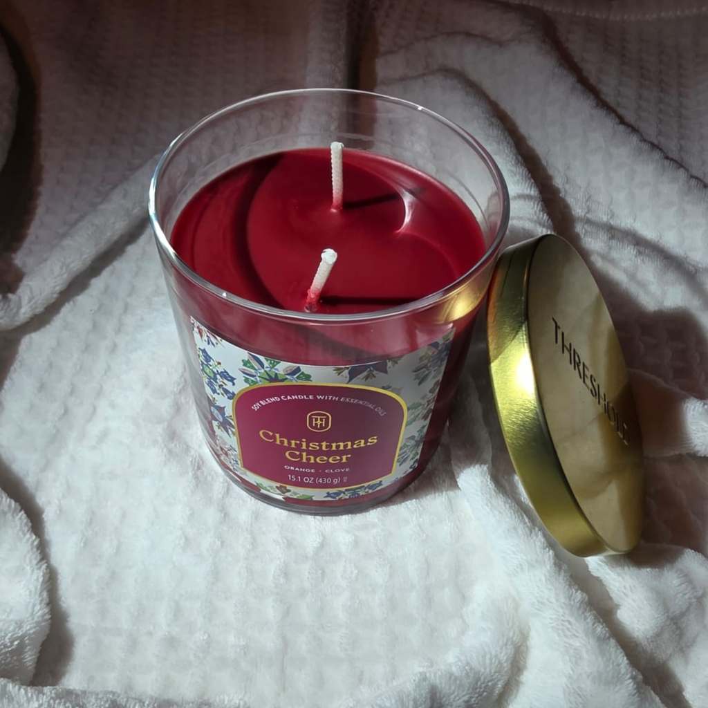 VELA NAVIDEÑA AROMÁTICA (NARANJA&CLAVO)