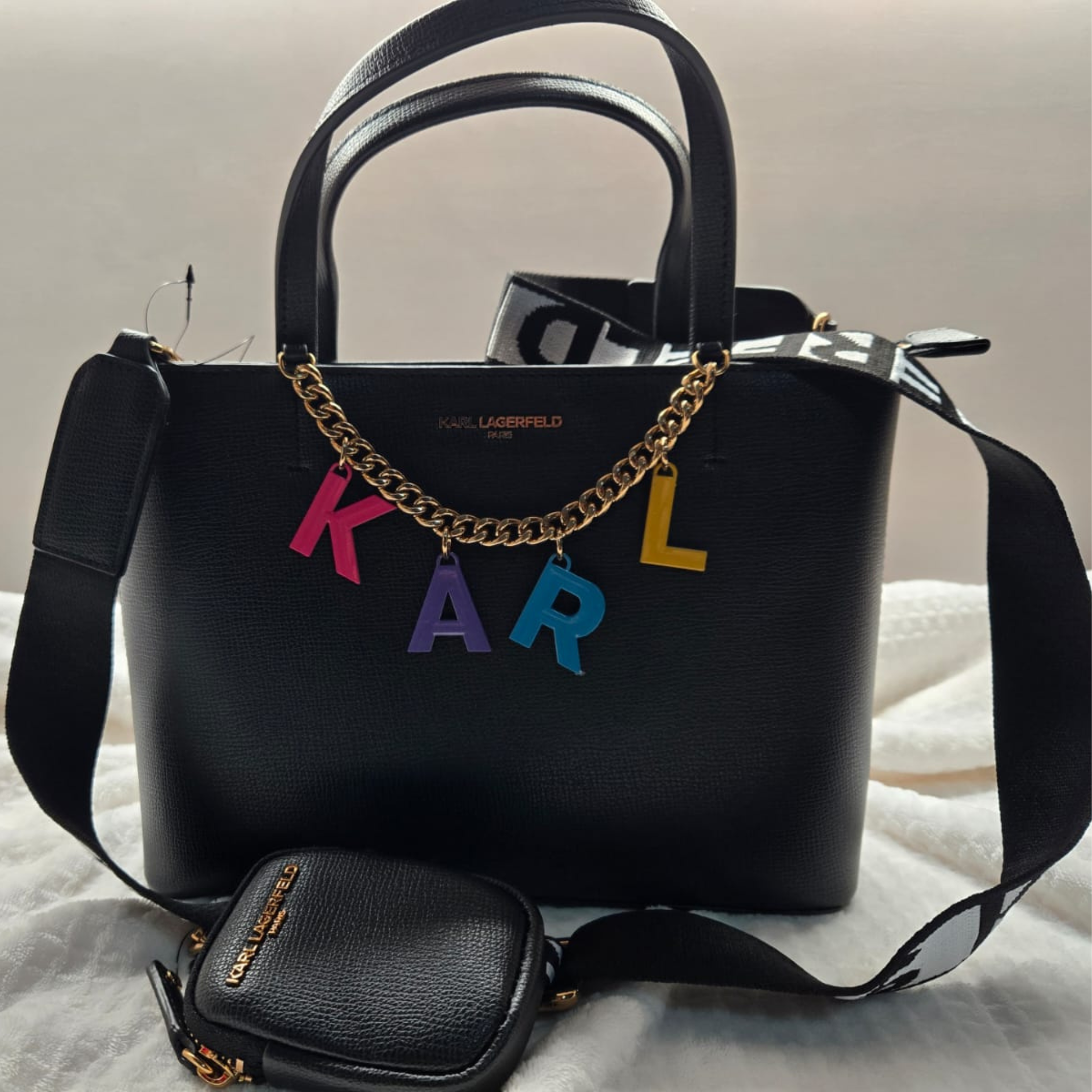 BOLSA KARL LAGERFELD COLOR NEGRO